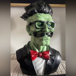 Frankenstein bust/ head - Halloween decor/ collectors items